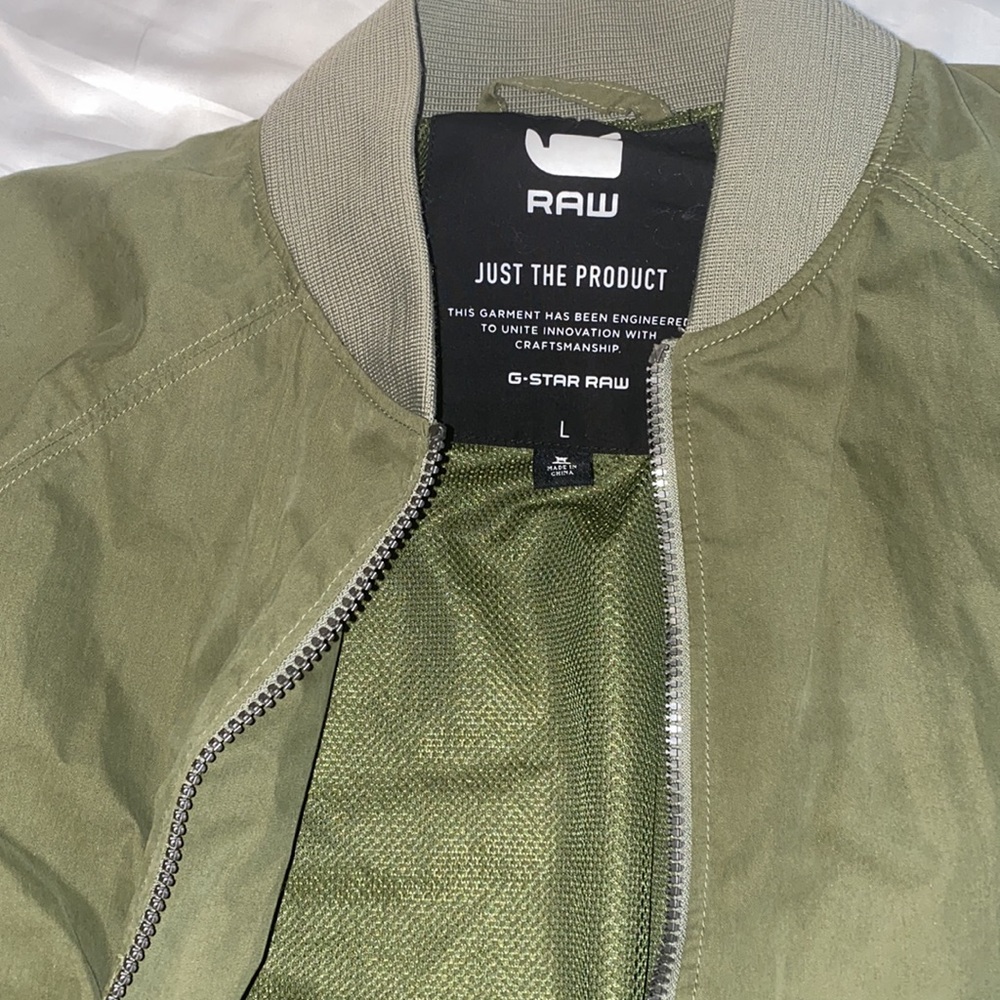Gstar mens lightweight jacket olive - Picture 2 of 3